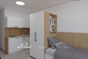 Plně zařízený byt 1+kk, 16 m2 v novostavbě bytového domu Cínová v Plzni - Borská pole, cena 8800 CZK / objekt / měsíc, nabízí BYTY Západ, s.r.o.
