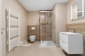 Pronájem bytu 1+kk velikosti 35 m2 s balkonem ve 4.NP budovy v Triangl Living Parku v Plzni, cena 15000 CZK / objekt / měsíc, nabízí BYTY Západ, s.r.o.