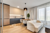 Pronájem luxusního bytu 2+kk, 50 m2 se dvěma parkovacími místy, v 5.NP budovy v Triangl Living Parku, Plzeň, cena 19000 CZK / objekt / měsíc, nabízí BYTY Západ, s.r.o.