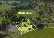 Prodej výjimečného pozemku 5 479 m2 v Trávníku u Cvikova, cena 4900000 CZK / objekt, nabízí ERS reality eu