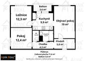 Prodej, Byt 3+1, Brno, cena 9297000 CZK / objekt, nabízí 
