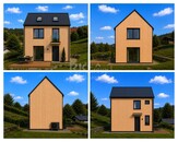 Prodej projektu dřevostavby 80 m2 + terasa na pozemku 664 m2 v Praze 5 - Slivenec., cena 4090000 CZK / objekt, nabízí 