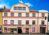 Komerční budova se stavebním pozemkem v centru města, Masarykovo nám., Brandýs nad Labem, cena cena v RK, nabízí Přehled realit
