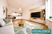 Prodej bytu 2+kk, 47 m2, Praha 5 - Košíře. Zahrada a velký sklep (8,6 m2), cena 8250000 CZK / objekt, nabízí 