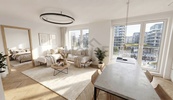 Novostavba - byt 2+kk s balkonem 12 m2, garáží a Smart Home | Vivus Kolbenova, cena 10762500 CZK / objekt, nabízí 