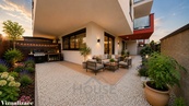 Kompletně zařízený byt 2+kk se zahradou, garážovým stáním a sklepem v rezidenci Villa Porcellana - Praha 8, Dolní Chabry, cena 8767000 CZK / objekt, nabízí House ViP, s.r.o.