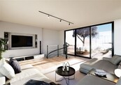 Mezonetový byt 3+kk s výhledem na Brno, novostavba