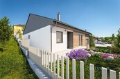 Prodej moderní přízemní novostavby 4+kk s garáží a zahradou - Kyjov, cena 7890000 CZK / objekt, nabízí CENTURY 21 Bonus Brno
