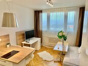1+kk Lesná, ul. Halasovo náměstí, 9.NP/13, výtah, CP 24 m2, moderní, slunný, kompletně zařízený, výhled na Brno