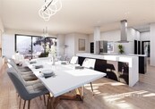 Prodej výjimečného bytu 3+kk, 113,2 m2, terasa 28,7 m2, Brno