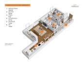 Prodej světlého bytu 2+kk (54,1 m2) v osobním vlastnictví - Palackého náměstí, Brozany nad Ohří, cena 3300000 CZK / objekt, nabízí 