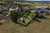 STAVEBNÍ POZEMEK 774 m² ČERVENÁ LHOTA U ŘIMIC, cena 1990000 CZK / objekt, nabízí Moravia service R.K, s.r.o.