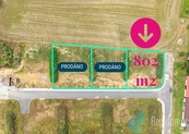 Prodej, Pozemek pro stavbu RD, bytů, Hůry, cena 4732000 CZK / objekt, nabízí