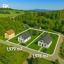 Prodej, Pozemek pro stavbu RD, bytů, Kunratice u Cvikova, cena 2790000 CZK / objekt, nabízí RK Kotek